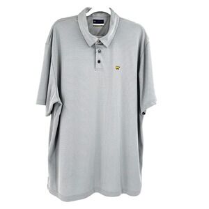 Jack Nicklaus Golf Polo Shirt Men's XXL 2XL Gray Stay Dri Activewear Performance